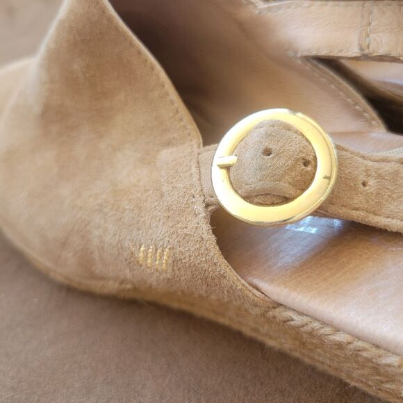 Viscata Barcelona espadrilles tan platform heel slip on shoes womens size EU 40 - Picture 5 of 8